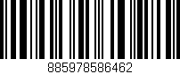 Código de barras (EAN, GTIN, SKU, ISBN): '885978586462'