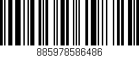 Código de barras (EAN, GTIN, SKU, ISBN): '885978586486'