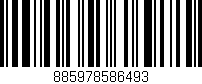 Código de barras (EAN, GTIN, SKU, ISBN): '885978586493'