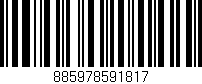 Código de barras (EAN, GTIN, SKU, ISBN): '885978591817'