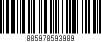 Código de barras (EAN, GTIN, SKU, ISBN): '885978593989'