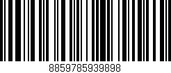 Código de barras (EAN, GTIN, SKU, ISBN): '8859785939898'