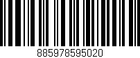 Código de barras (EAN, GTIN, SKU, ISBN): '885978595020'