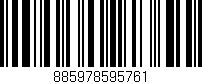 Código de barras (EAN, GTIN, SKU, ISBN): '885978595761'