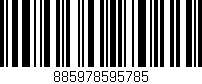 Código de barras (EAN, GTIN, SKU, ISBN): '885978595785'