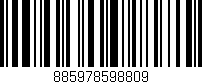 Código de barras (EAN, GTIN, SKU, ISBN): '885978598809'
