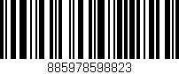 Código de barras (EAN, GTIN, SKU, ISBN): '885978598823'