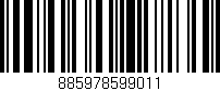 Código de barras (EAN, GTIN, SKU, ISBN): '885978599011'