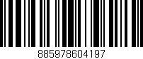 Código de barras (EAN, GTIN, SKU, ISBN): '885978604197'