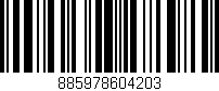 Código de barras (EAN, GTIN, SKU, ISBN): '885978604203'