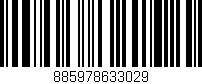 Código de barras (EAN, GTIN, SKU, ISBN): '885978633029'