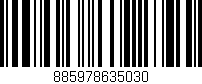 Código de barras (EAN, GTIN, SKU, ISBN): '885978635030'
