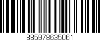 Código de barras (EAN, GTIN, SKU, ISBN): '885978635061'