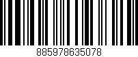 Código de barras (EAN, GTIN, SKU, ISBN): '885978635078'