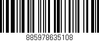 Código de barras (EAN, GTIN, SKU, ISBN): '885978635108'
