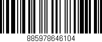 Código de barras (EAN, GTIN, SKU, ISBN): '885978646104'