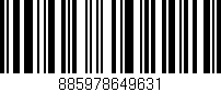 Código de barras (EAN, GTIN, SKU, ISBN): '885978649631'