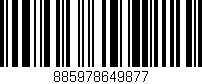 Código de barras (EAN, GTIN, SKU, ISBN): '885978649877'