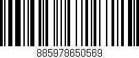 Código de barras (EAN, GTIN, SKU, ISBN): '885978650569'