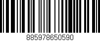 Código de barras (EAN, GTIN, SKU, ISBN): '885978650590'