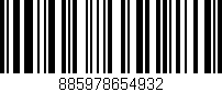 Código de barras (EAN, GTIN, SKU, ISBN): '885978654932'