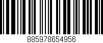 Código de barras (EAN, GTIN, SKU, ISBN): '885978654956'