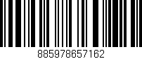 Código de barras (EAN, GTIN, SKU, ISBN): '885978657162'