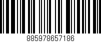 Código de barras (EAN, GTIN, SKU, ISBN): '885978657186'