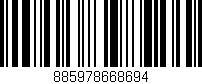 Código de barras (EAN, GTIN, SKU, ISBN): '885978668694'