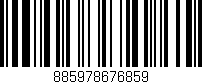 Código de barras (EAN, GTIN, SKU, ISBN): '885978676859'