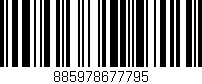 Código de barras (EAN, GTIN, SKU, ISBN): '885978677795'