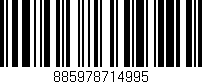 Código de barras (EAN, GTIN, SKU, ISBN): '885978714995'