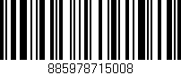 Código de barras (EAN, GTIN, SKU, ISBN): '885978715008'