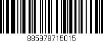 Código de barras (EAN, GTIN, SKU, ISBN): '885978715015'