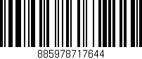Código de barras (EAN, GTIN, SKU, ISBN): '885978717644'