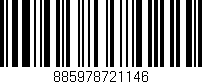 Código de barras (EAN, GTIN, SKU, ISBN): '885978721146'