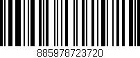 Código de barras (EAN, GTIN, SKU, ISBN): '885978723720'