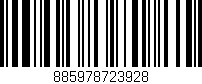 Código de barras (EAN, GTIN, SKU, ISBN): '885978723928'