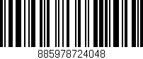 Código de barras (EAN, GTIN, SKU, ISBN): '885978724048'