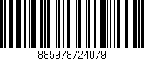 Código de barras (EAN, GTIN, SKU, ISBN): '885978724079'