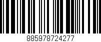 Código de barras (EAN, GTIN, SKU, ISBN): '885978724277'
