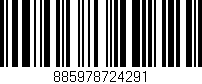 Código de barras (EAN, GTIN, SKU, ISBN): '885978724291'