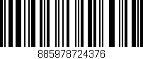Código de barras (EAN, GTIN, SKU, ISBN): '885978724376'