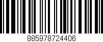 Código de barras (EAN, GTIN, SKU, ISBN): '885978724406'