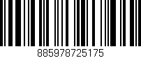 Código de barras (EAN, GTIN, SKU, ISBN): '885978725175'