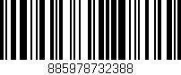 Código de barras (EAN, GTIN, SKU, ISBN): '885978732388'