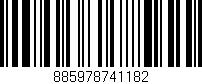 Código de barras (EAN, GTIN, SKU, ISBN): '885978741182'