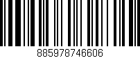 Código de barras (EAN, GTIN, SKU, ISBN): '885978746606'