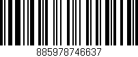Código de barras (EAN, GTIN, SKU, ISBN): '885978746637'