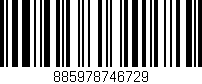 Código de barras (EAN, GTIN, SKU, ISBN): '885978746729'